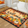 Pauwer Fall Door Mat Indoor 32x48 Soft Welcome Mats for Home