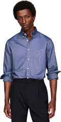 Men's Long Sleeve Oxford Button-Down Shirt - Regular Fit by Tommy