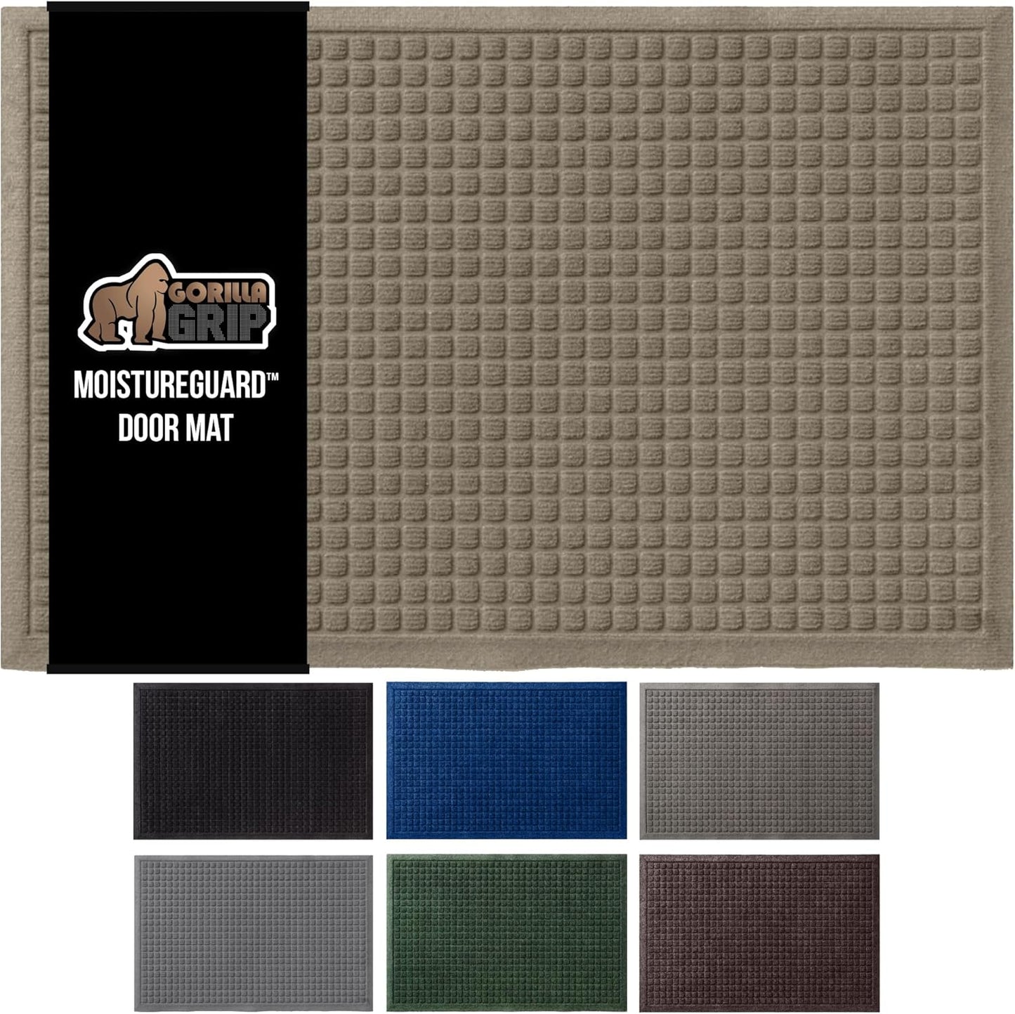 GORILLA GRIP 72x24 Ultra Absorbent Moisture Guard Doormat