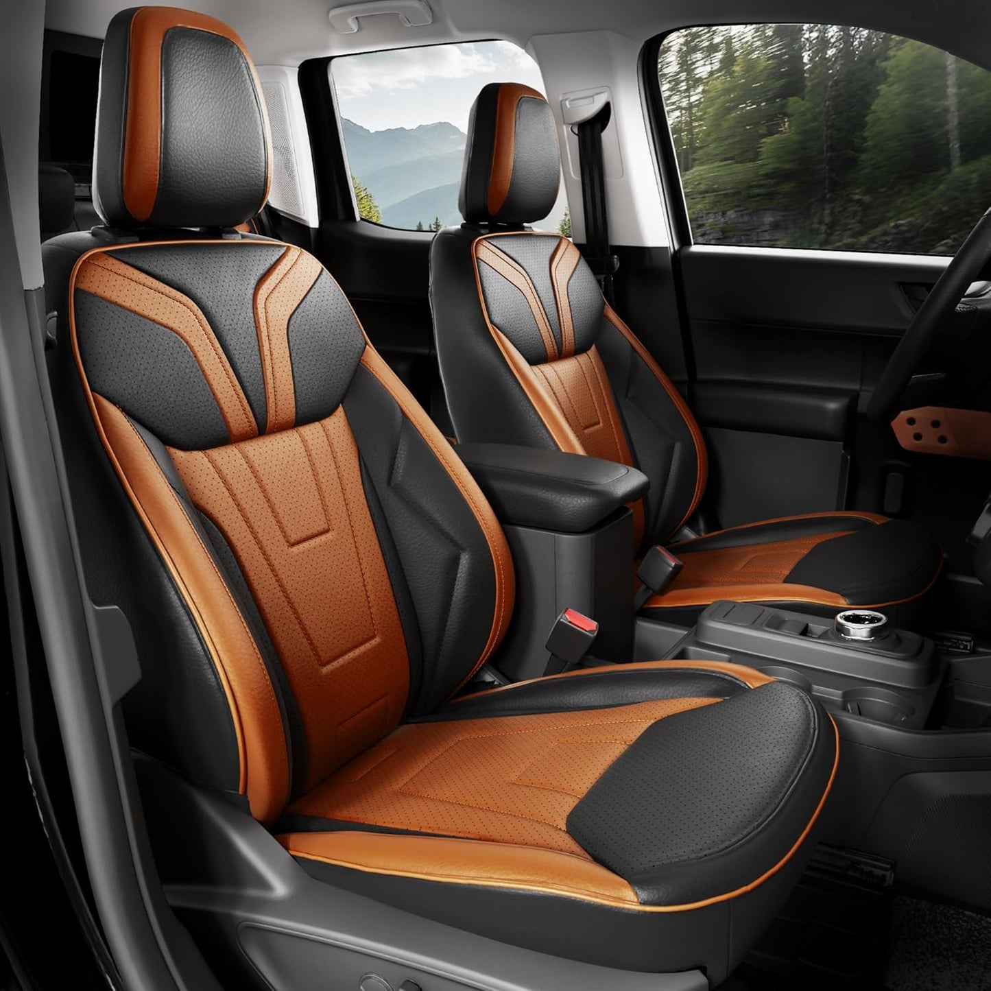 Custom Fit Luxury Leather Seat Covers for Ford Maverick 2022-2025