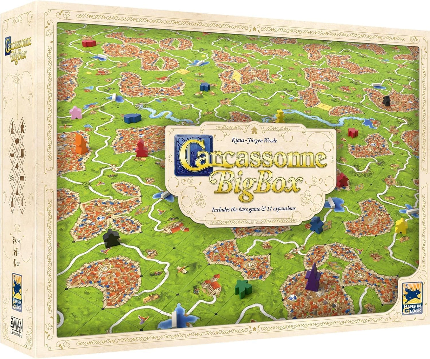 Carcassonne Board Game Big Box 2022 Edition with Expansions