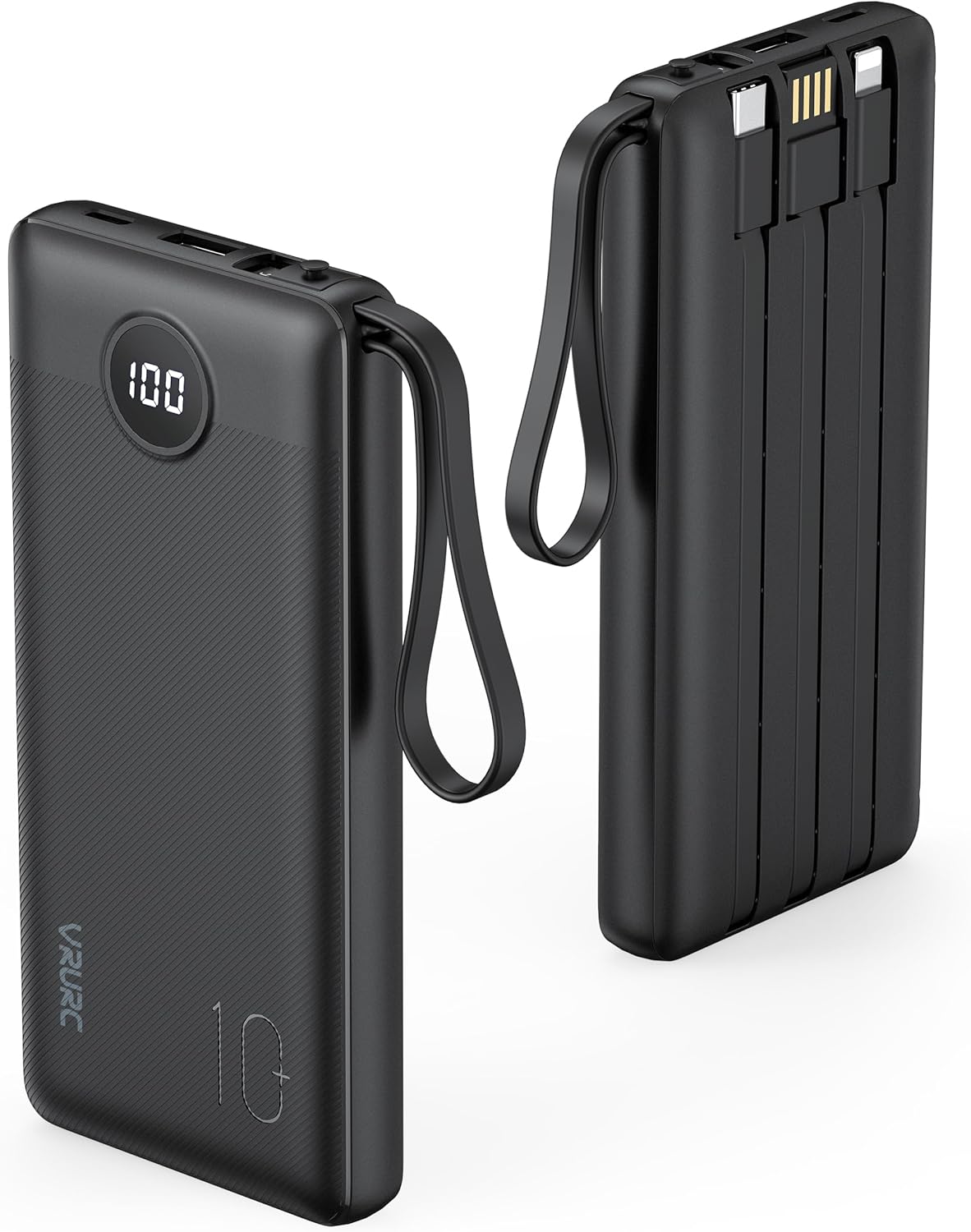 10,000mAh Slim USB C Charger - Fast Charging Power Bank