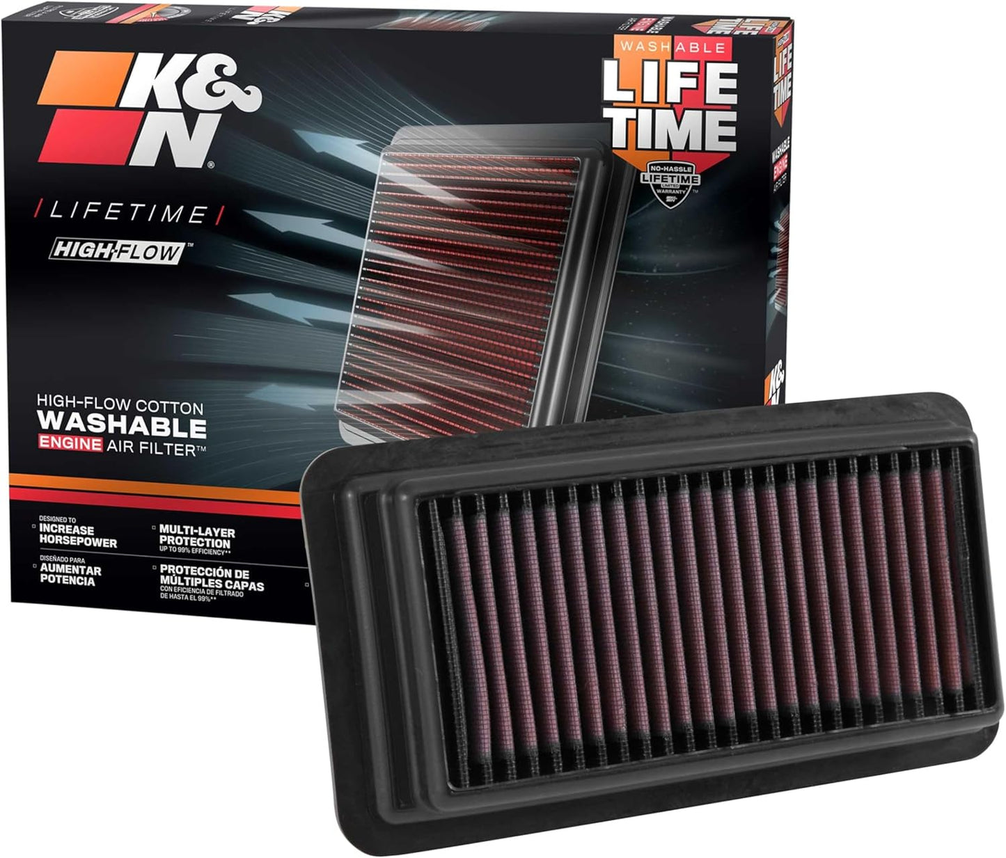K&N High-Flow Engine Air Filter for Honda: Boost Power & Longevity