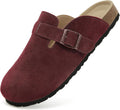 Comfortable Dumalum Suede Clogs for Men and Women - Adjustable Fit