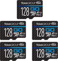 5 Pack High Speed 128GB Micro SDXC for Outdoor Sports