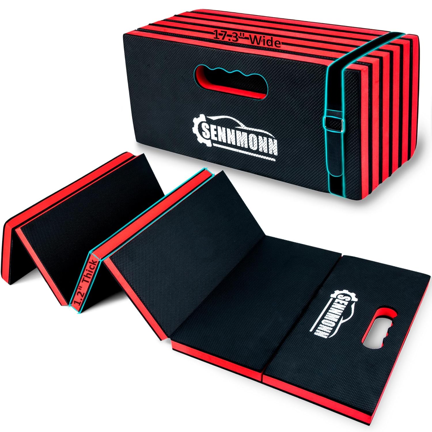 1.2in Extra Thick Foldable Kneeling Pad for Comfort and Support