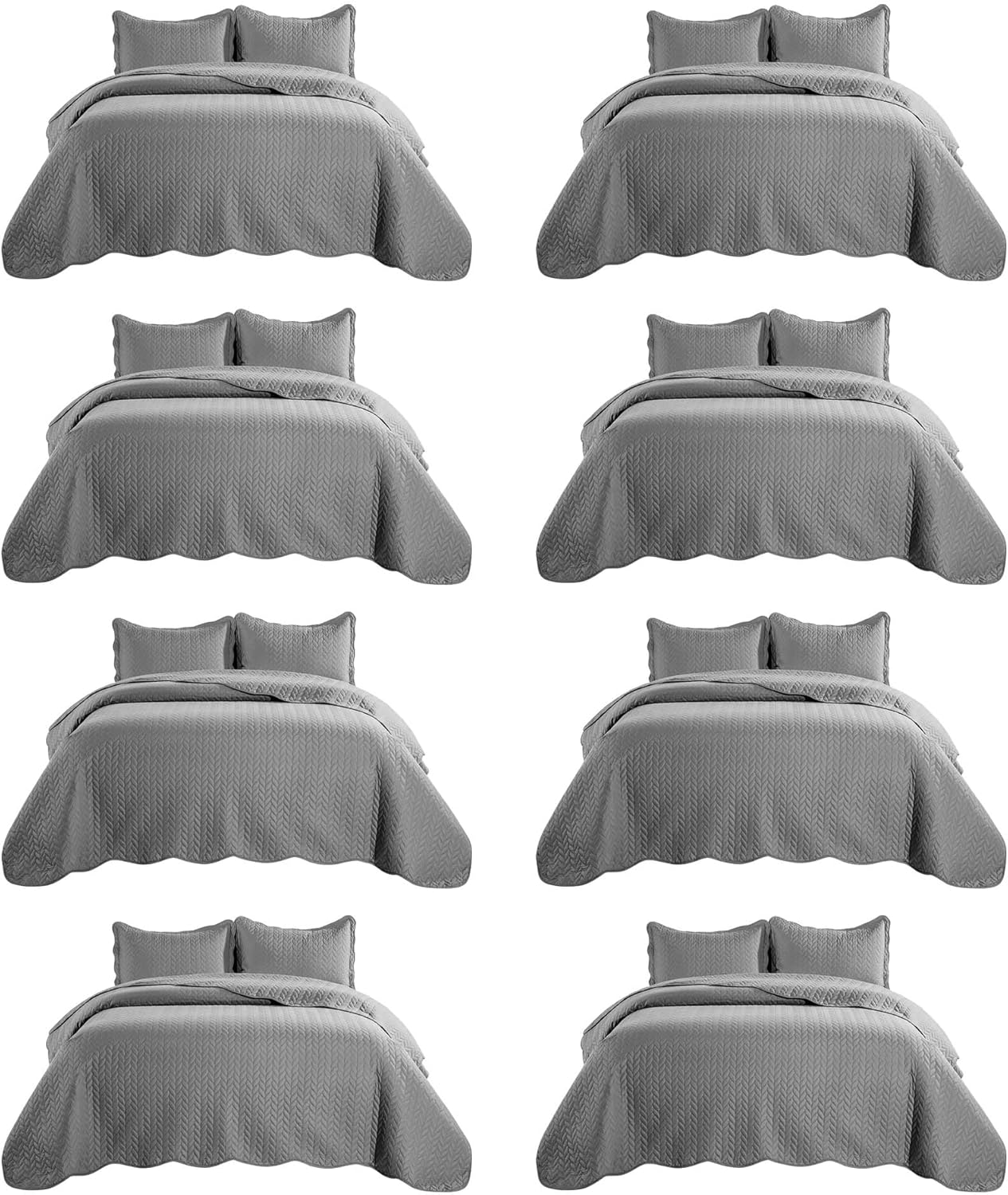 Luxurious King Size Quilt Set for Hotels and Guest Bedrooms