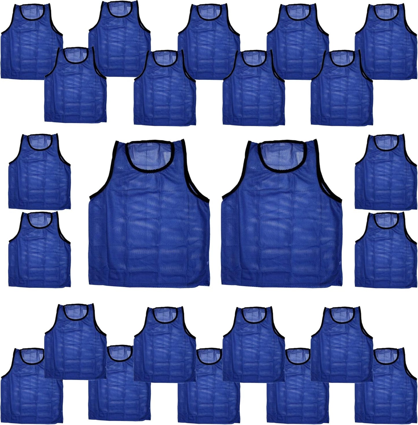 BlueDot Trading Scrimmage Training Vests for Soccer & Basketball