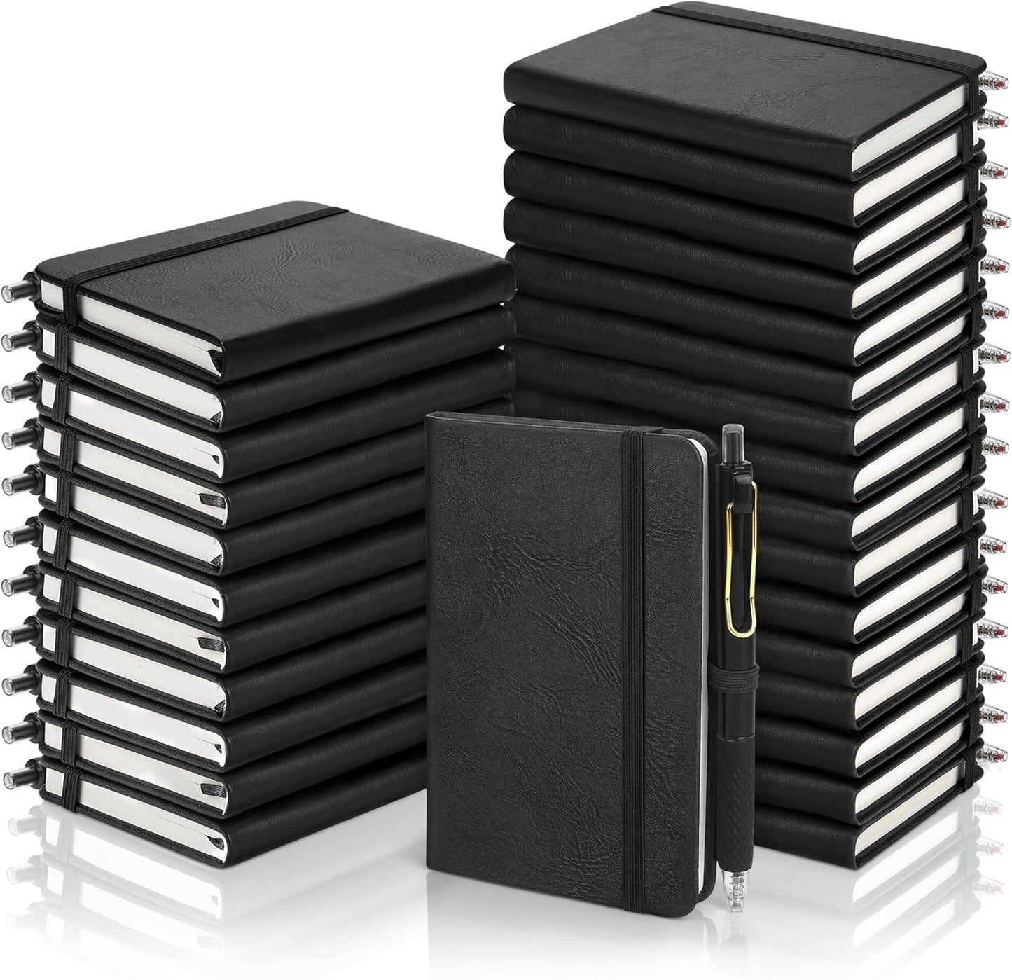 Aodaer Pocket Notebook Journal with Pens - 50 Sets for All