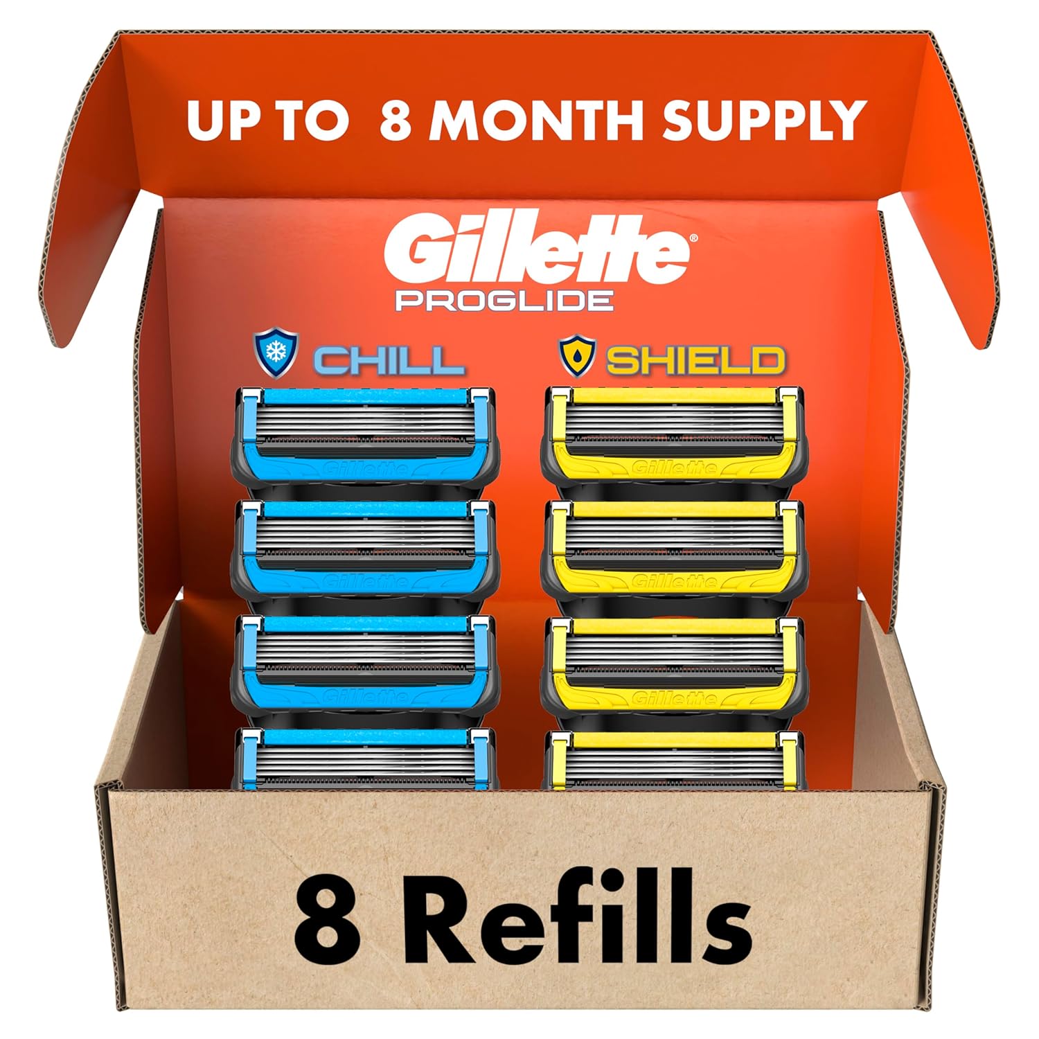Gillette Mens Razor Blade Refills for a Smooth Shave Experience