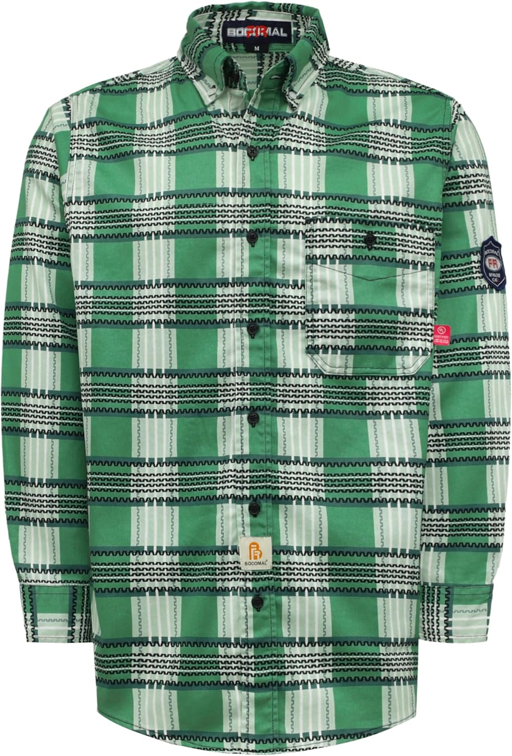 BOCOMAL FR Shirts for Men: Flame Resistant Cotton Workwear