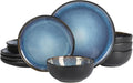 Gibson Elite Nardini 12 Piece Reactive Stoneware Dinnerware Set