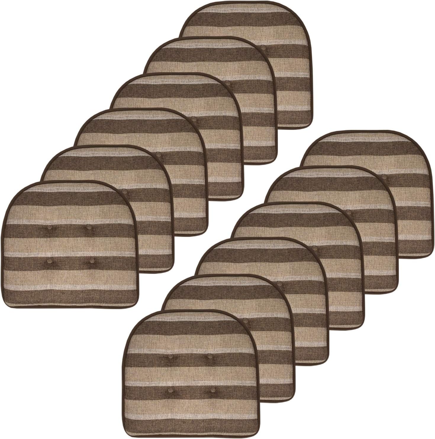 Sweet Home Collection Memory Foam Chair Cushion U-Shaped 17in x 16