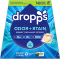 Dropps Odor & Stain Biobased Power Laundry Pods for Fresh Clothes