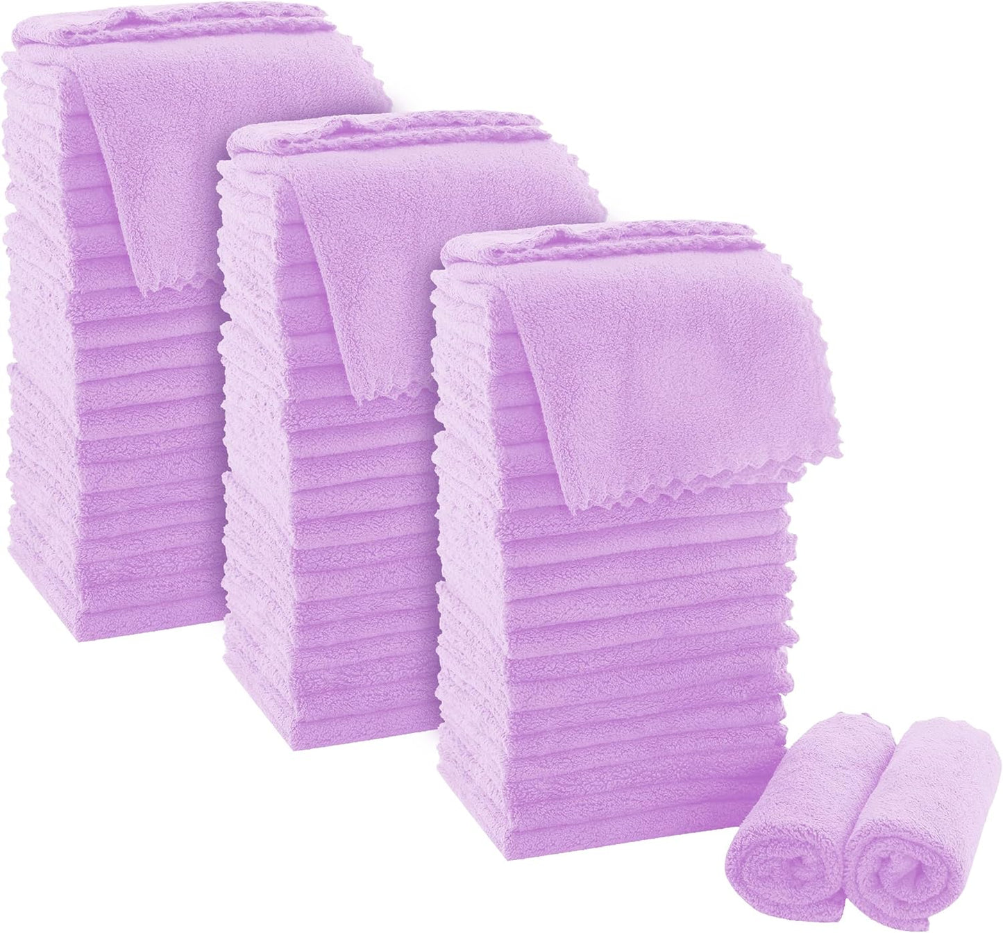 MOONQUEEN Ultra Soft Premium Washcloths Set - 72 Pack for Luxury