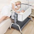 Bedside Cribs 3 in 1 Baby Bassinet Bedside Sleeper - Adjustable Height