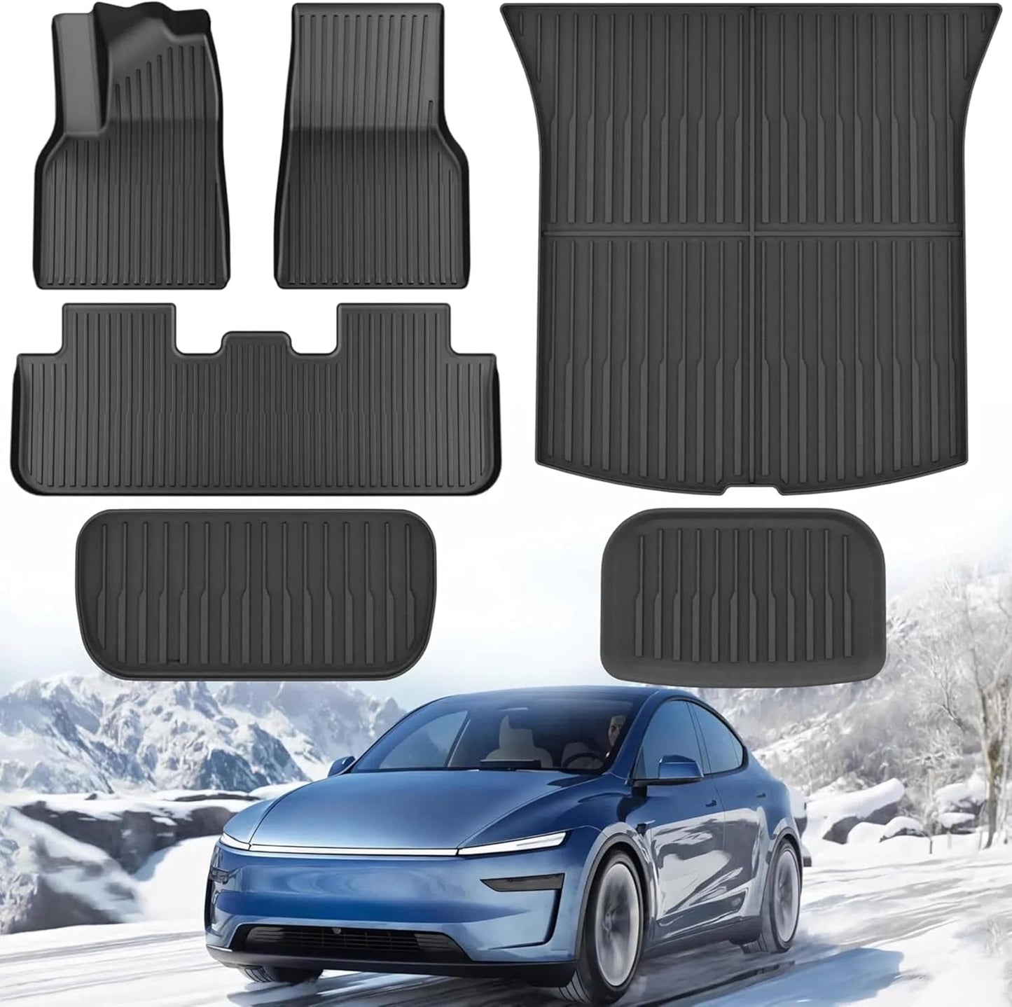 Floor Mats Trunk Mat Fit for Tesla Model Y Juniper 2025 2026