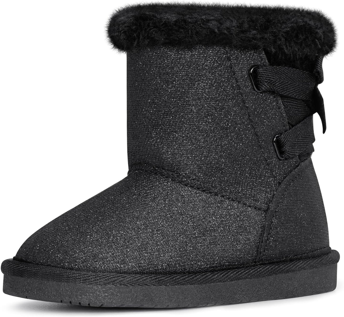 KRABOR Toddlers Little Girls Glitter Winter Snow Boots Review