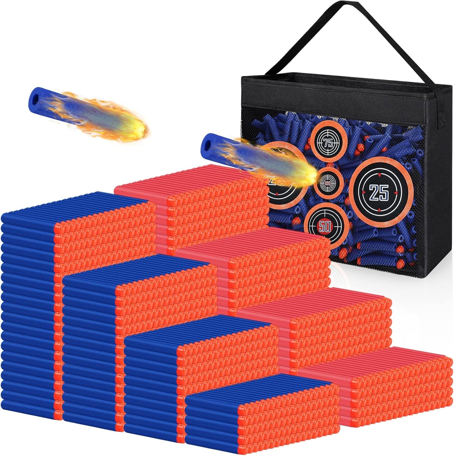 Refill Darts Bullets for Nerf Guns - 1000 Pcs Foam Darts
