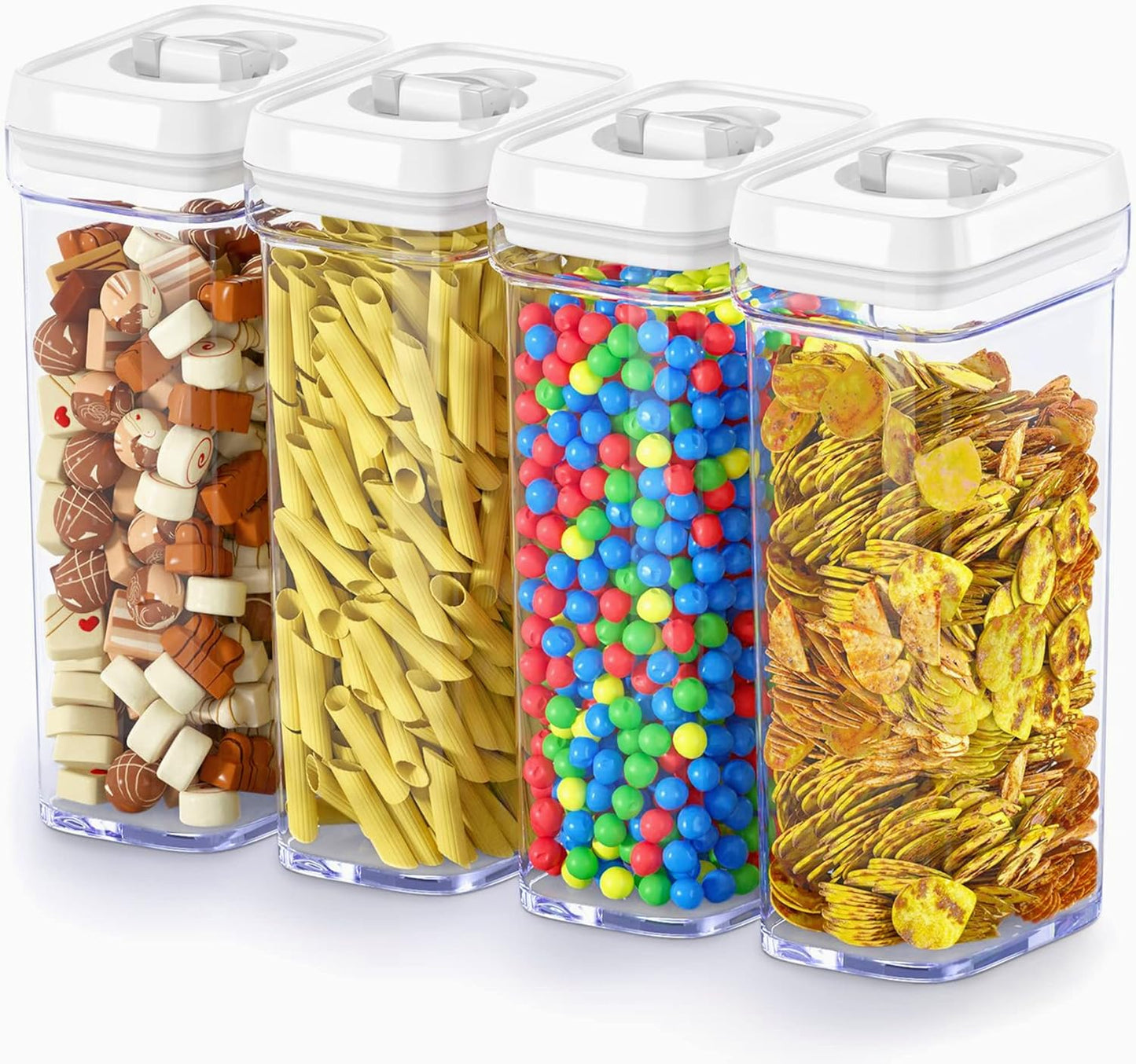 DWELLZA KITCHEN Airtight Food Storage Containers for Freshness