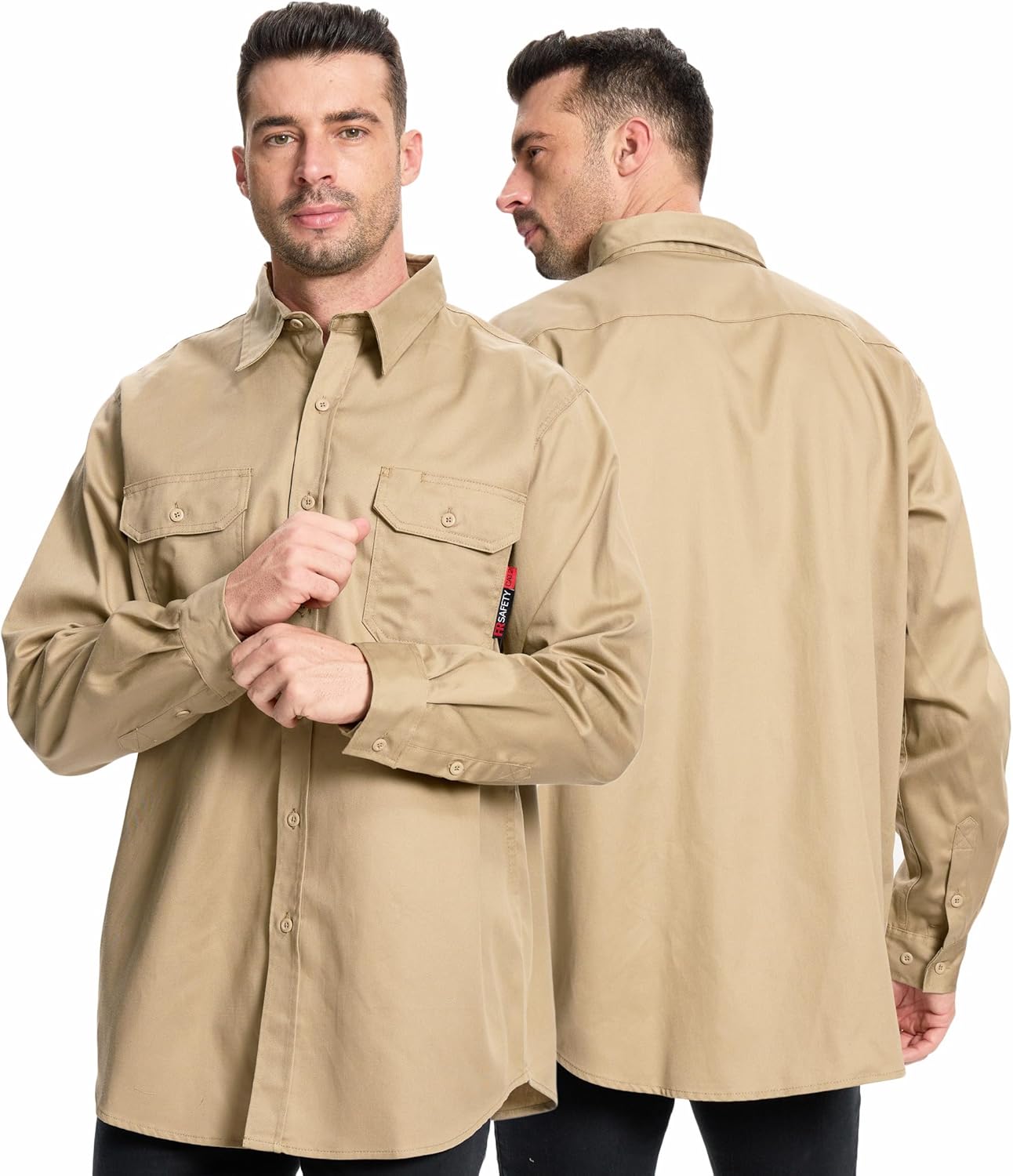 SRsafety Hi Vis FR Shirts for Men - Fire Resistant Workwear