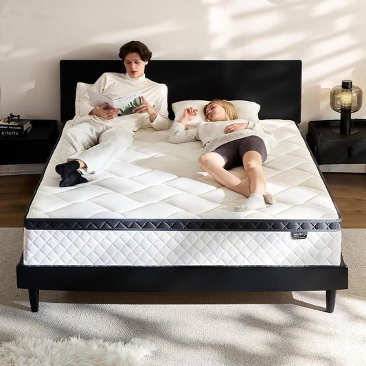 Twin XL Mattress in a Box, 12 Inch Hybrid for Comfort