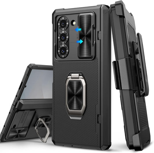 Rugged Shockproof Case for Samsung Galaxy Z Fold 6 with Stand
