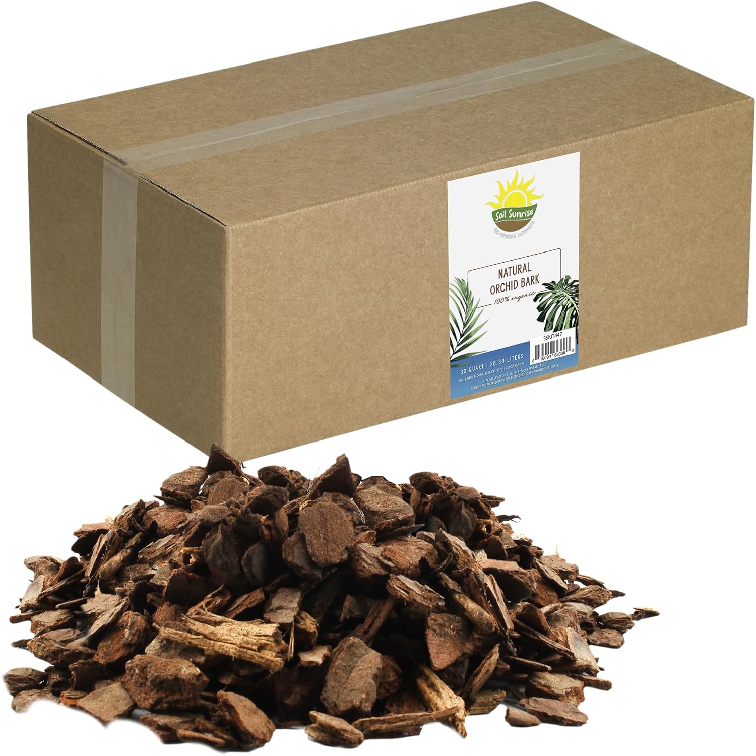 100% Organic Orchid Potting Bark for Healthy Plant Growth