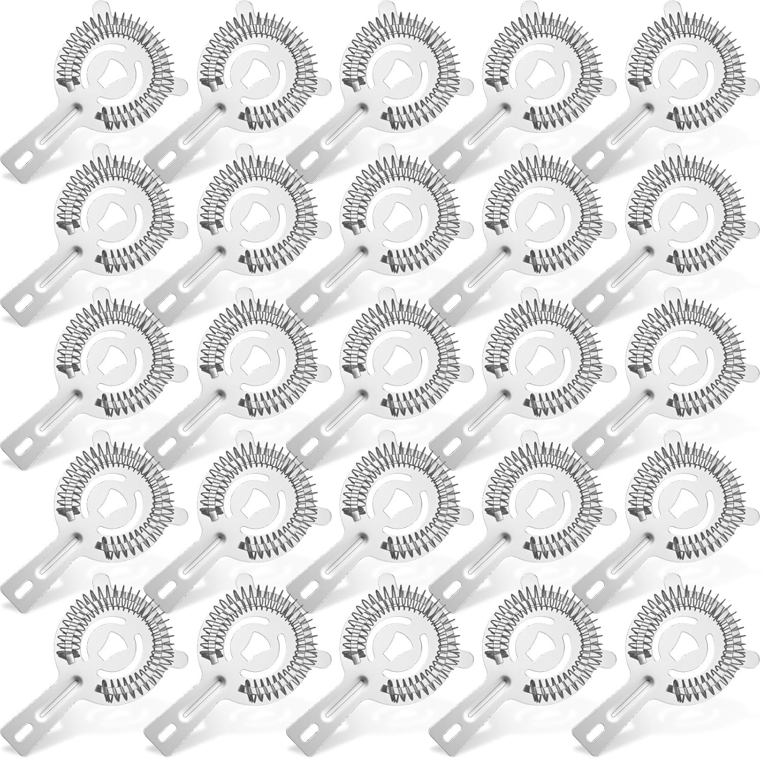 32 Pcs Stainless Steel Cocktail Strainers for Bartenders Use