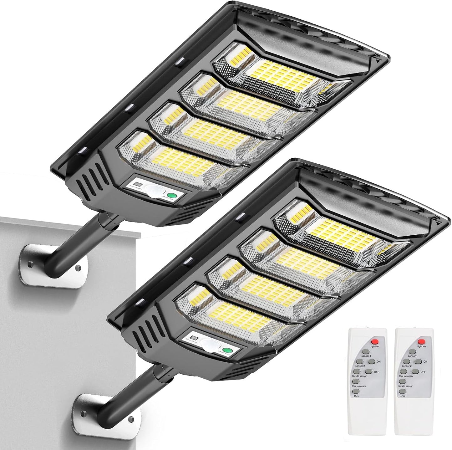 Solar Street Lights Outdoor with Motion Sensor for Security