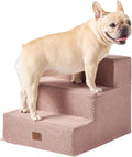 Dog Stairs for Small Dogs 13.5 in 3-Step Pet Steps - Easy Sofa Access