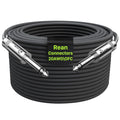 Guitar Cable 100 ft with Kevlar Reinforcement for Superior Sound