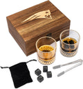NFL Wood Boxed Drinkware Set - New England Patriots