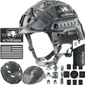 ACTIONUNION Airsoft Helmet Set PJ Type Tactical Paintball Helmet chin