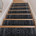 Boho Stair Treads Non-Slip Stair Runners for Wooden Steps - Safe