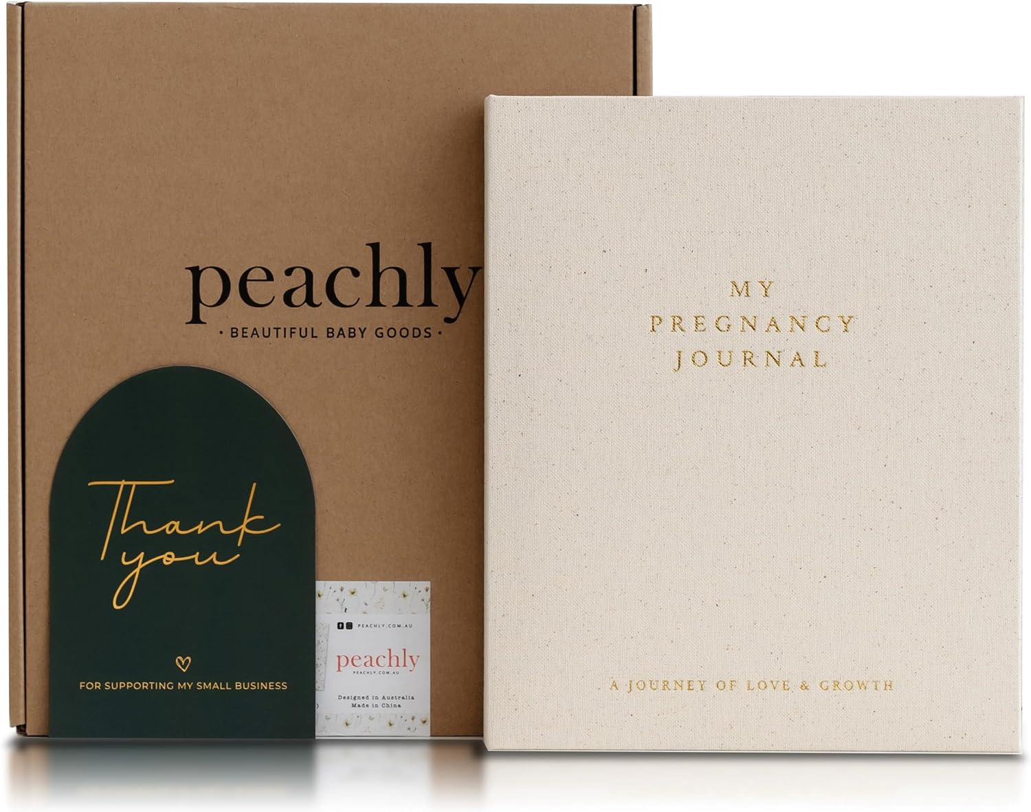 Peachly Pregnancy Journal - Capture Every Milestone Beautifully