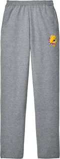 College Fleece Sweatpants Unisex - Lightweight Ferris State Gear