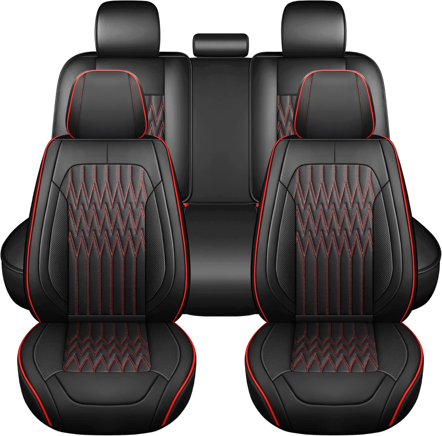 Huidasource Waterproof Leather Car Seat Covers for SUVs & Trucks