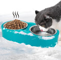 Heated Outdoor Pet Bowls - Non Freezing Water & Food Solution