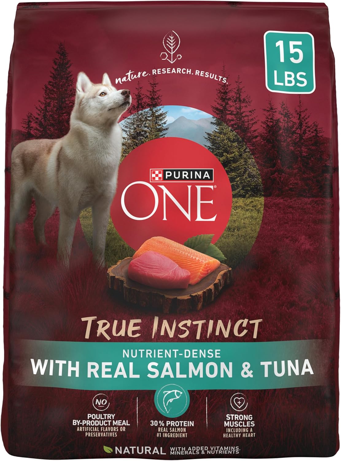 Purina ONE True Instinct Salmon and Tuna High Protein Dog Food