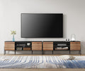 Mid-Century Modern TV Stand for 100in TV - Wide Media Console