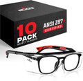 Safety Glasses That Fit Over Prescription Eyewear - Clear UV400 Wrap