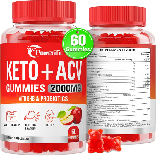 Max Strength Keto ACV Gummies - Digestion Boost!