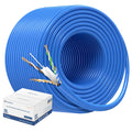 Cat 6 Ethernet Cable 500ft Spool - 10Gbps Ready, Blue