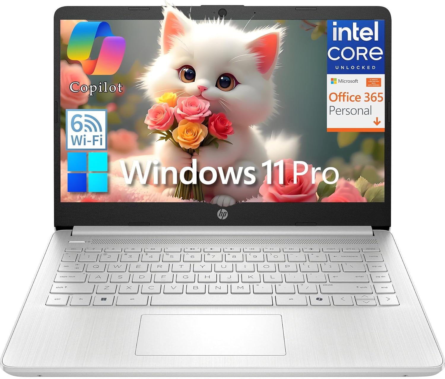 HP 14 Laptop with Intel N150 CPU and 16GB RAM for Students