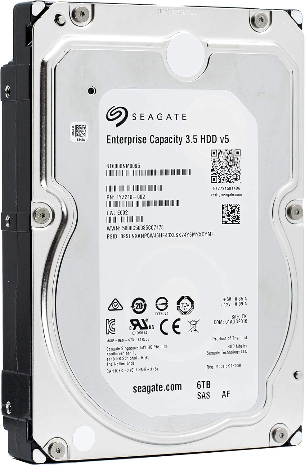 Seagate ST6000NM0095 6 TB Internal Hard Drive for Servers