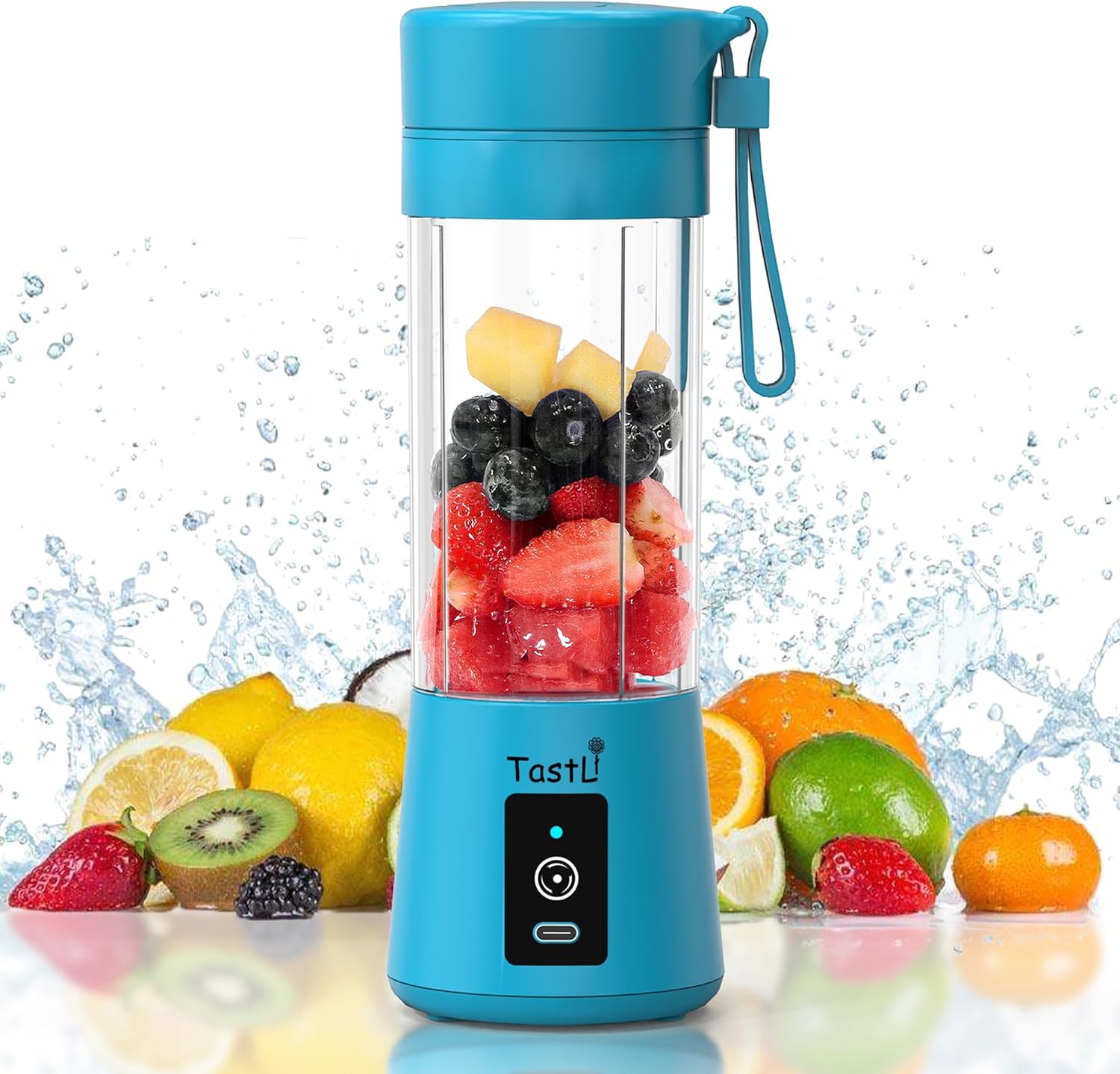 Cordless Portable Blender - Mix Anywhere! (Sky Blue)