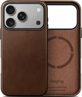 Genuine Leather Case for iPhone 17 Pro Max 6.9 in - Rustic Brown