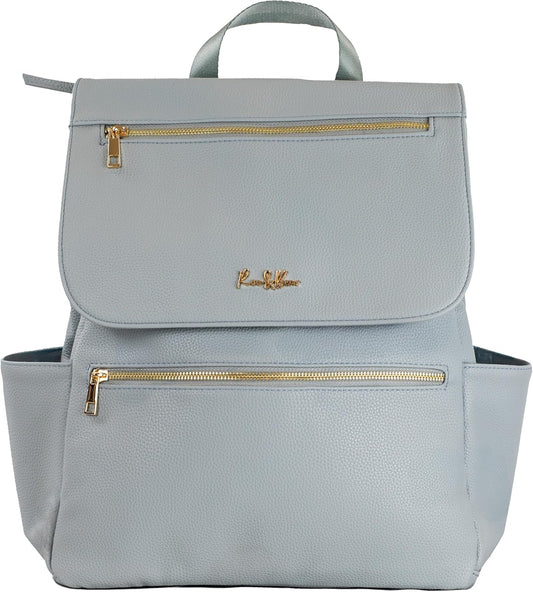 Premium Vegan Leather Diaper Bag Backpack for Stylish Parents