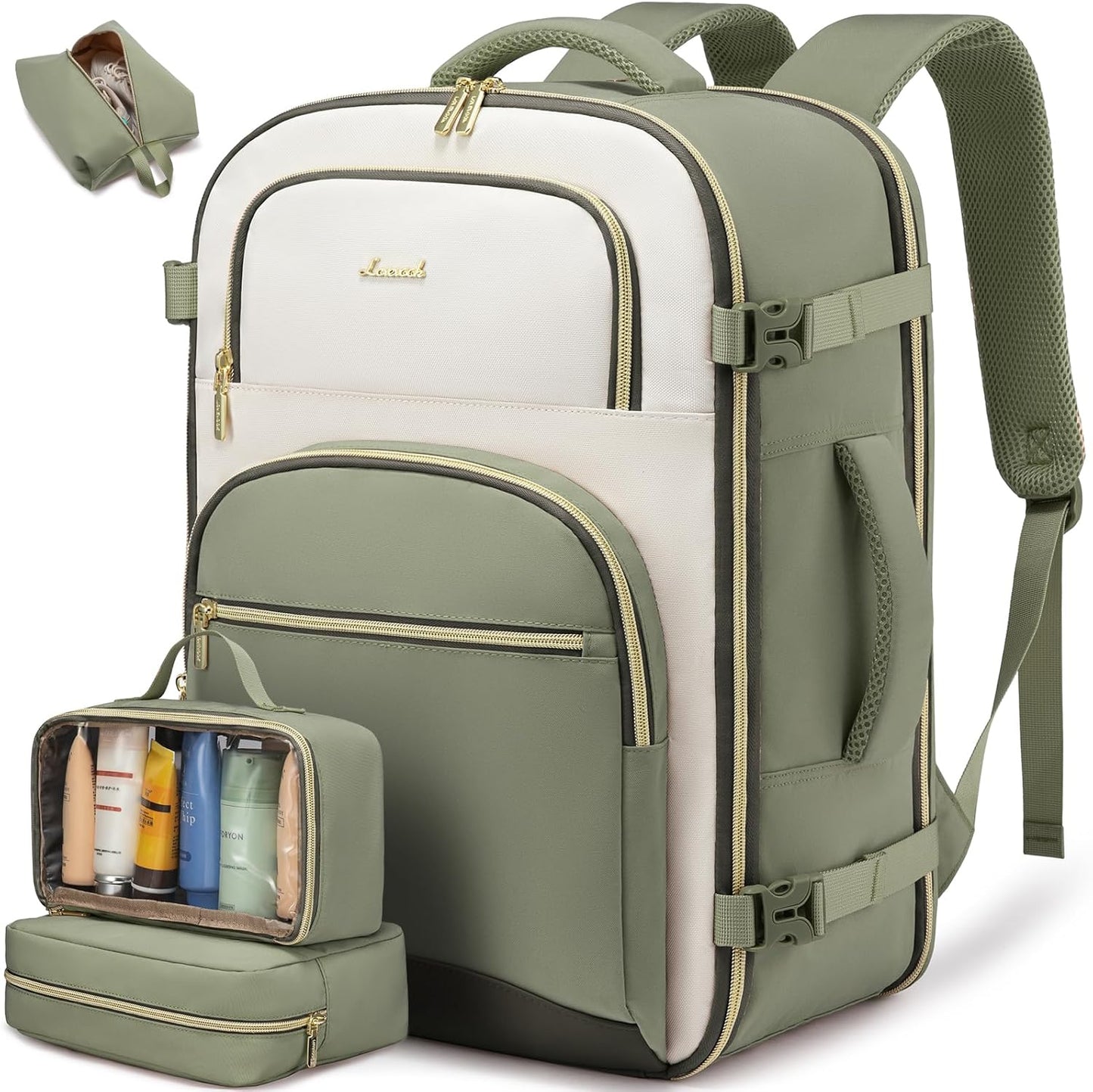LOVEVOOK Travel Essentials Carry on Backpack for All Travelers